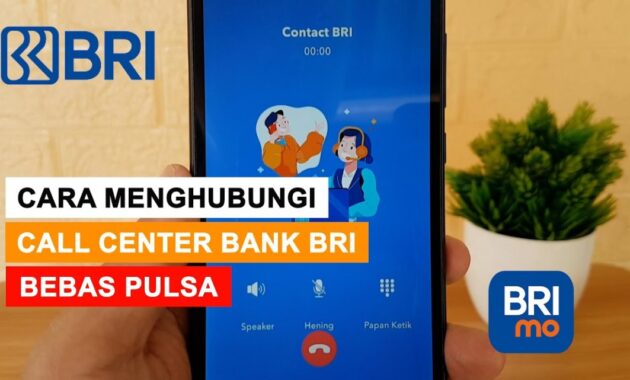 call center bri bebas pulsa 24 jam